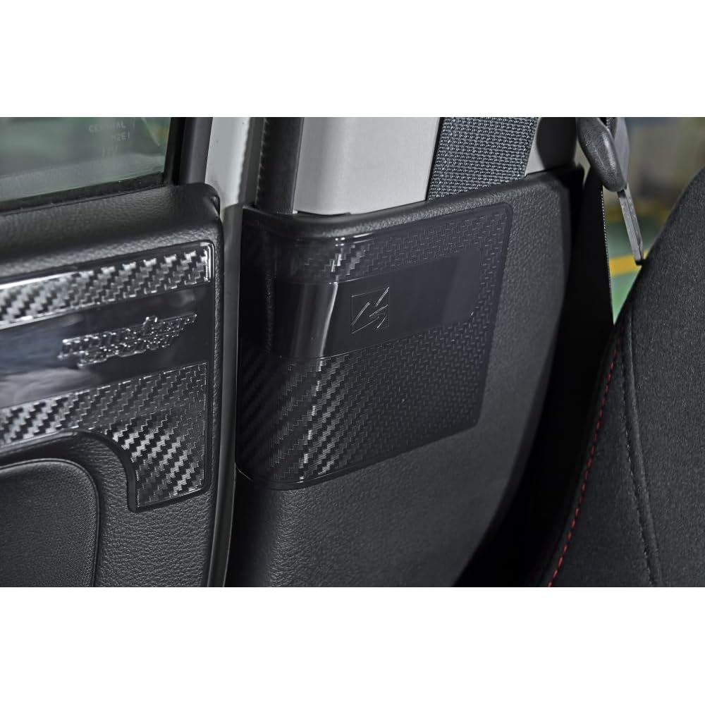 Monster Sport Seat Belt Protector Set 4 Pieces Scratch Resistant Interior Protection Black for Alto Works HA36S