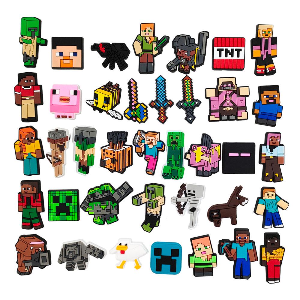 84 Exquisite Anime Shoe Charms: Soft Rubber Buckles for DIY Clogs and Cute Decorations