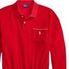 Polo Ralph Lauren Cotton Blend Terry Long Sleeve Embroidered Pony Polo Shirt Loose Fit Women tops 211A12737-003