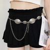 Ethnic Style Dress Belt Chains Oval Tassel Body Chain New Bohemian Waist Chains  Women