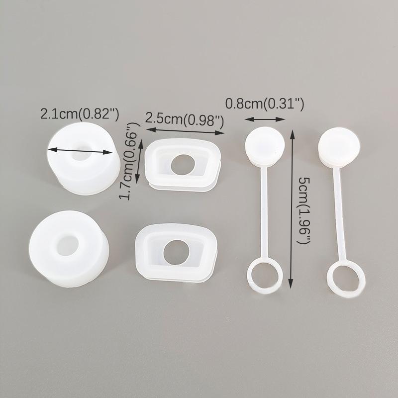 2 Set Tassenstrohhalmabdeckung Auslaufstopper Spritzschutz Staubdicht Transparent Auto Becher Strohhalm Spitzenstopfen Aufsatzabdeckung