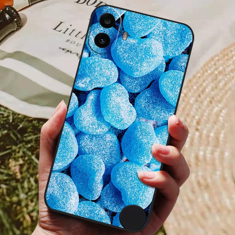 For Nothing CMF Phone 1 Case Luxury Silicone TPU Soft Phone Cover for Nothing CMF Phone 1 Phone1 Shockproof Funda Shell Cute Cat