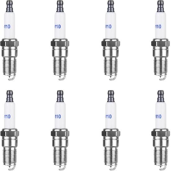 8 Pcs Iridium Spark Plugs Replace OEM# 41-110 41-162 41-985 9602 19417055, Compatible with Chevy Silverado Tahoe Avalanche Corvette Camaro GMC Sierra 41-110