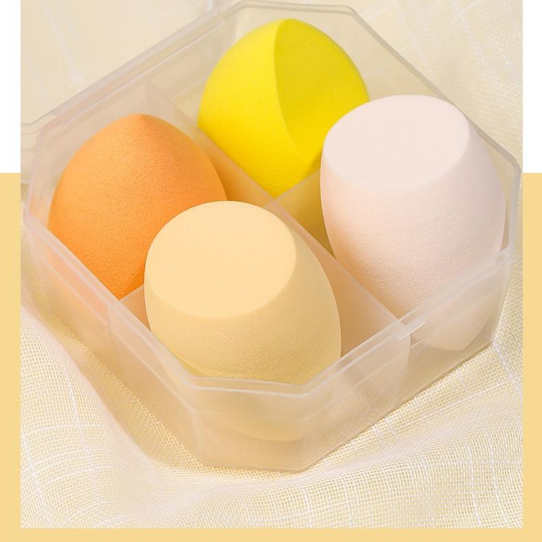 4Pieces Makeup Sponge Blenders Blending Sponge Foundation Applicator Cosmetic Sponges Makeup Tools