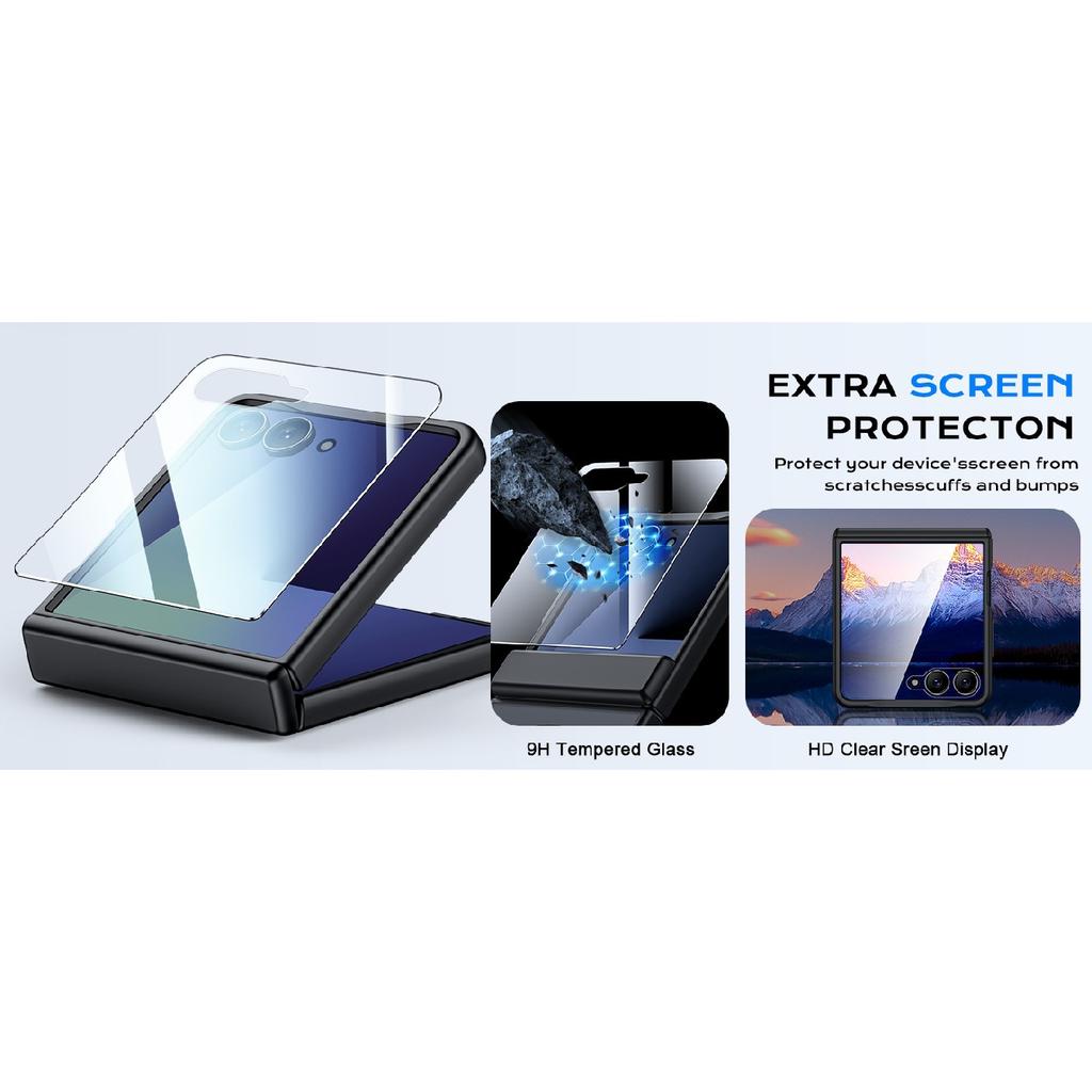 Suitable for Samsung ZFlip 20% Off Foldable Phone Case with Matte Skin Feel, Zflip7 Magnetic Protective Cover, Full Cover with Integrated Film