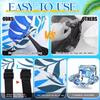 1pcs New Inflatable Water Hammock with Armrests PVC Floating Lounger Sofa for Adults Summer Print Pool Float Inflatable Lounger