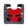 2023 Christmas Gnome Toilet Seat Cover: Creative Faceless Old Man Decoration for Bathroom