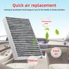 Car Cabin Air Filter for Toyota RAV4 2019-2024 Auto Filters Carbon Fiber 2019 2020 2021 2022 2023 2024