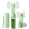 GAIATOP Portable Handheld Fan, 3 IN 1 Mini Foldable Travel Fans [17H Max Cooling Time] with Power Bank, Pocket Design USB Rechargeable for Travel