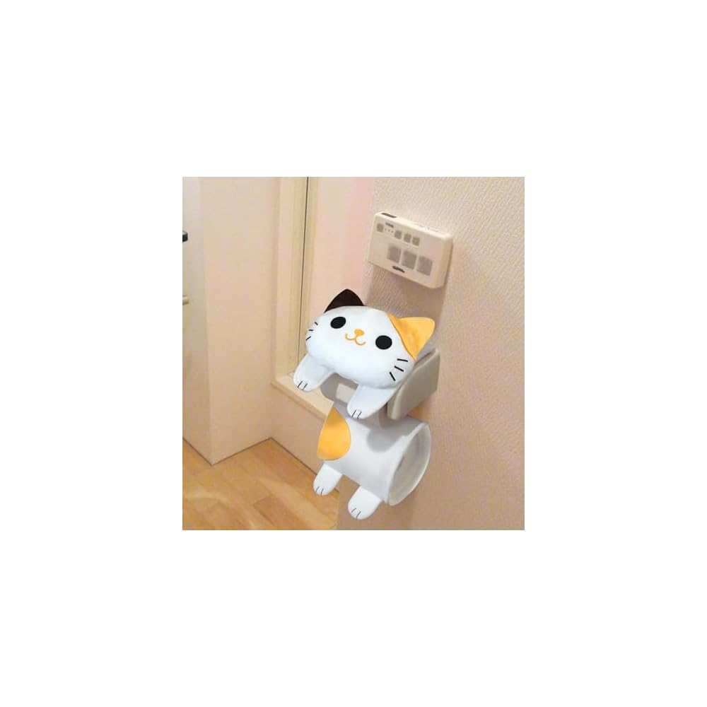 Cat Plush Toilet Paper Holder Cute Cat Cover Bathroom Accessory
