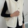 Fur Integrated White Vest Jacket Women's Autumn and Winter New Imitation Mink Velvet Fur Vest