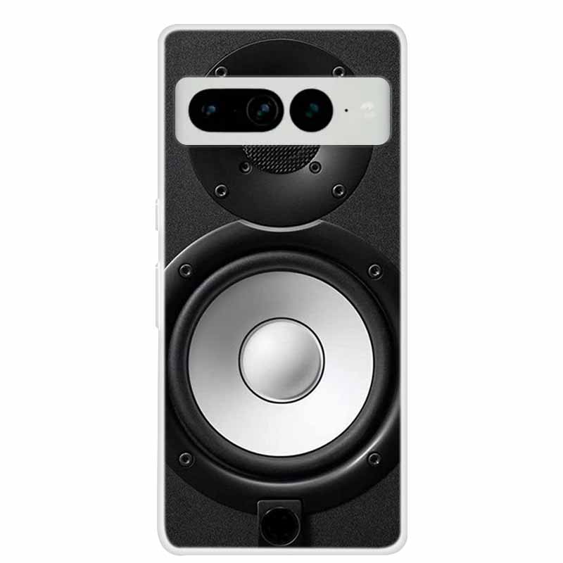 For Google Pixel 7 Pro Case Luxury Silicone TPU Soft Back Cover Phone Case For Google Pixel7 Pro Coque Audio Shockproof Funda