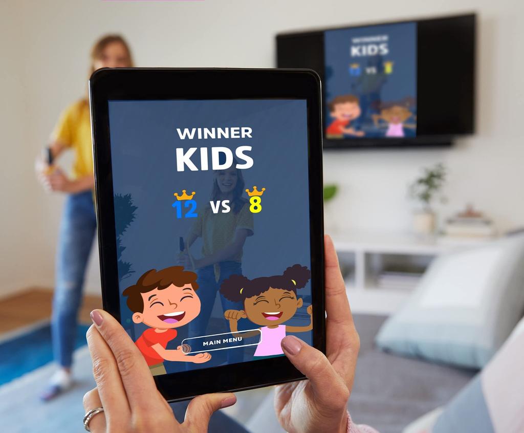 Mattel Games Pictionary Air Kids vs. Adults Drawing Game - Family Party Game, Ages 6+, Black, GYH82