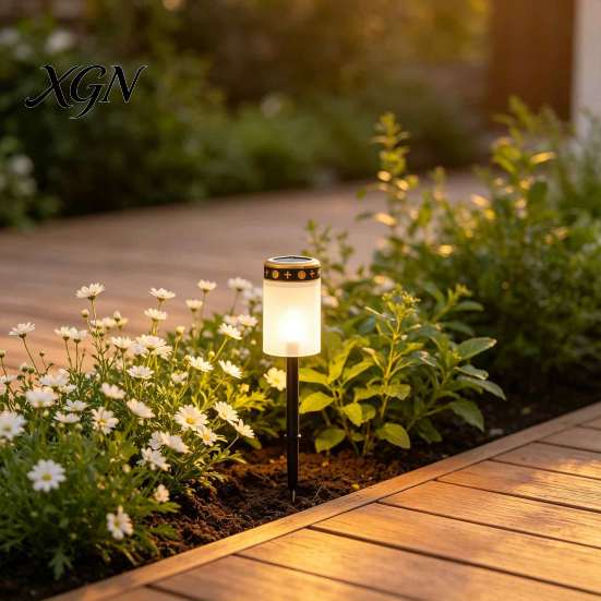 Memorial Remembrance Light Solar Powered for Cemetery Graves, IPX4 Waterproof Lamp with Graves Lights Stake, Decoration Outdoor Garden Lawn