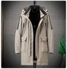 Winter Plus Size Men's Mid-Length Cotton Jacket 2166