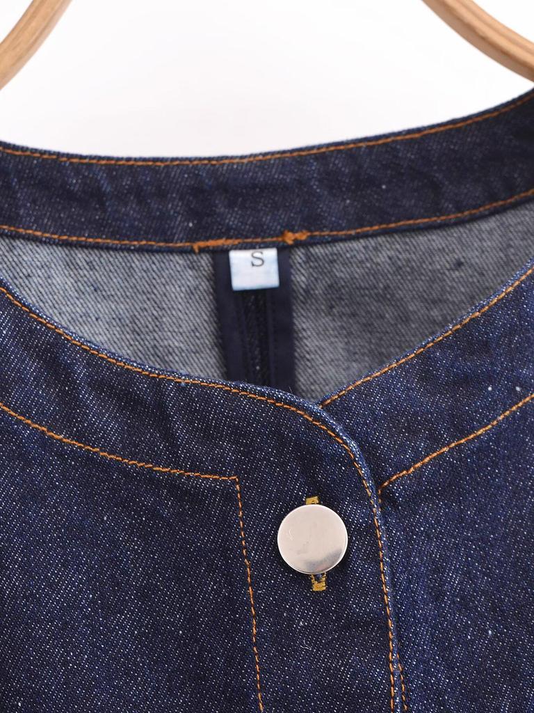 2025 Women's Spring Fashion: European-American Style Denim Vest & Long Pants Set