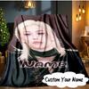 Custom Name K-pop Idol Collage Blanket  Ideal Bedding Blanket Perfect for Travel, Camping, Living Rooms, Offices, Sofas, Fan Christmas gift