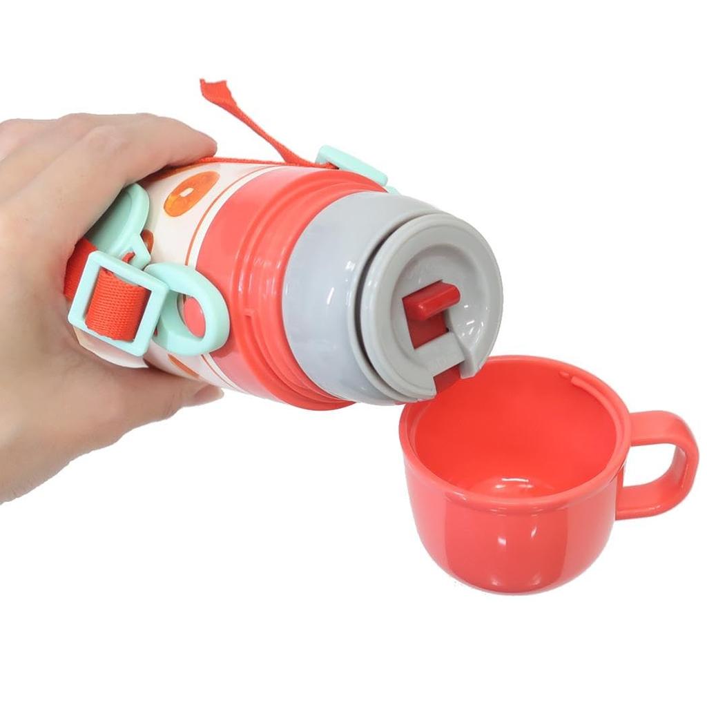 Skater Stainless Steel Water Direct Drinking Cup Drinking Lightweight and Bread Thermal Cold Water Sports Bottle for Water Children's Bottle, 2-way,