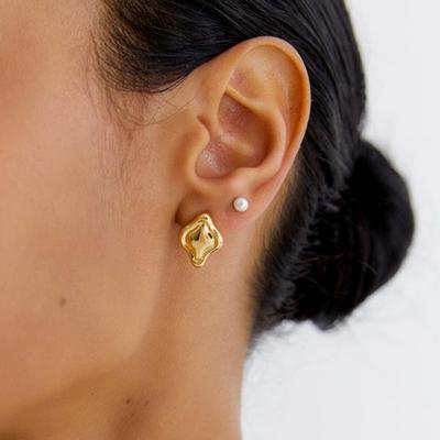 [POPTS] Chunky Basic Diamond Earrings OTE122531RYN