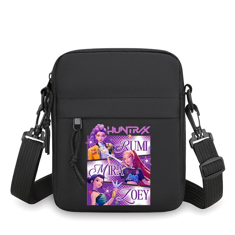 Animation Cartoon Shoulder Bag, Lightweight And Versatile Mobile Phone Bag, Simple Travel Messenger Bag