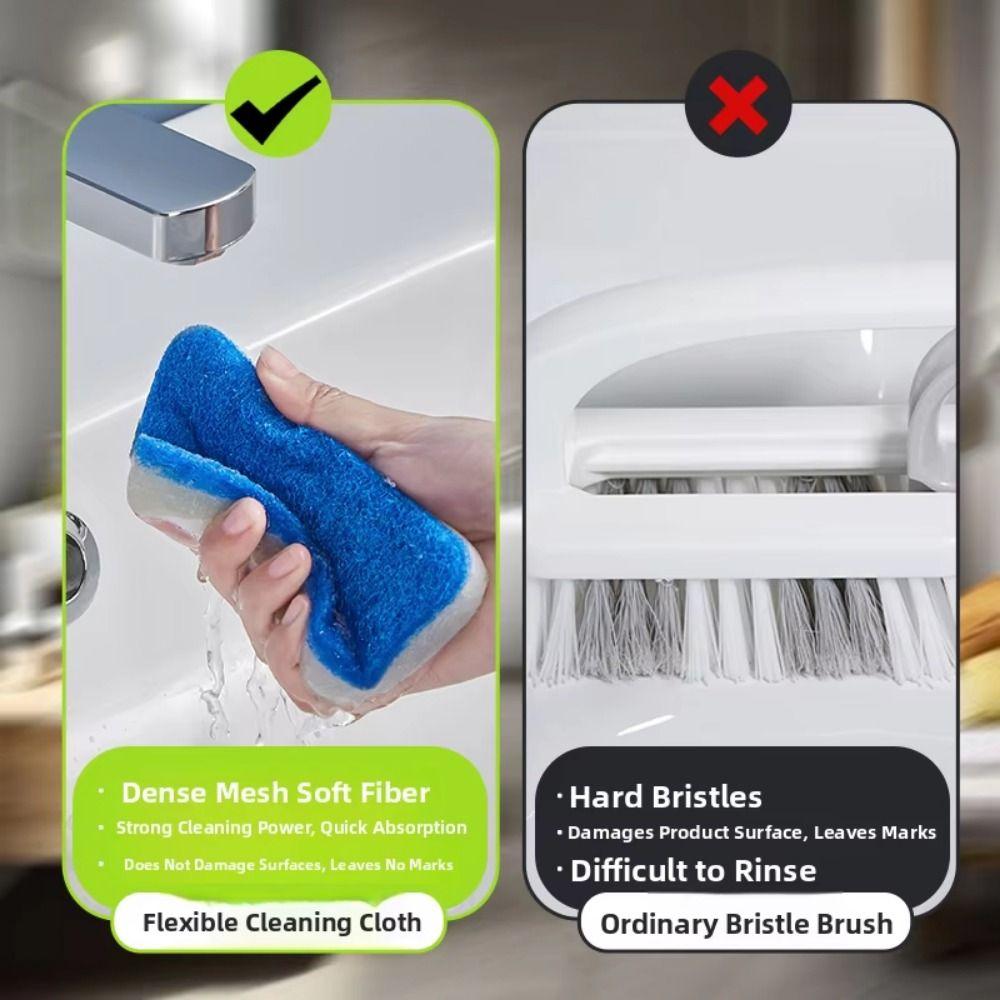 Removable Cleaning Brush Set Long Handle Bathroom Cleaning Brush Bathroom Supplies