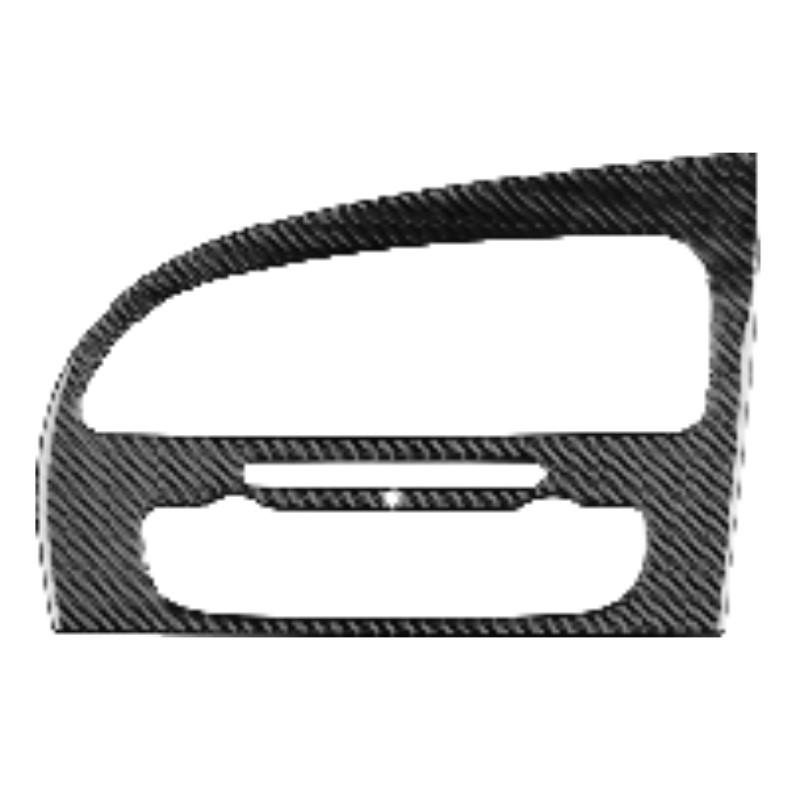 sdbn7 Car Instrument AC CD Panel Carbon Fiber Sticker For SEAT Leon 2005 2006 2007 2008 2009 2010 2011 2012 Interior Accessories
