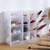 Four Grid Tilt Insert Pen Holder Makeup Brush Desktop Storage Case, Size S