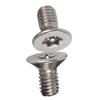 50pcs M4 Stainless Steel SS304 Flat Head Star Drive Machine Screws  S