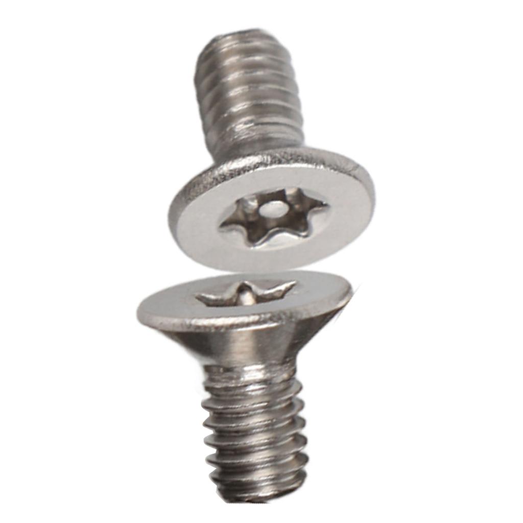 50pcs M4 Stainless Steel SS304 Flat Head Star Drive Machine Screws S