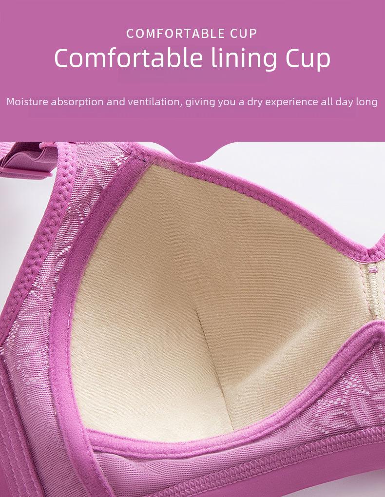 Übergröße Bügelloser Atmungsaktiver Form-BH mit Seitenstütze