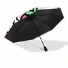 1pc My Melody Strawberry and Mouse Automatic Opening and Closing Umbrella - Suitable for Various Occasions, Outdoor Activities, Lightweight and Durabl