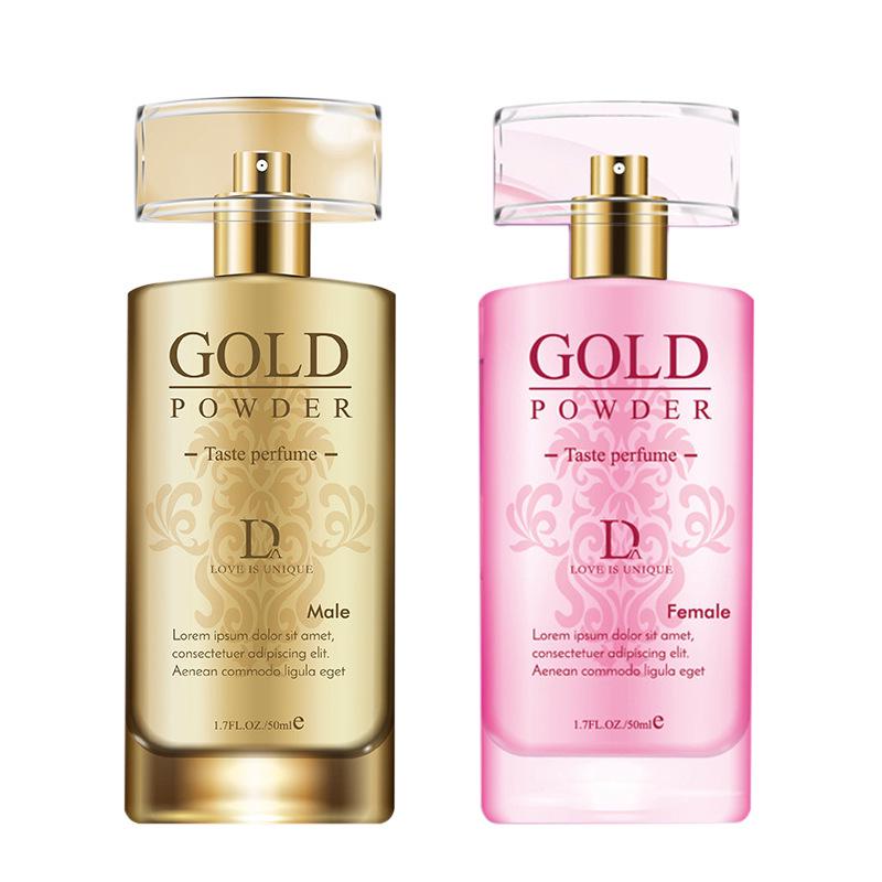 Exclusively Love Gold Powder Perfume 50ml: Portable Unisex Fragrance for Couples
