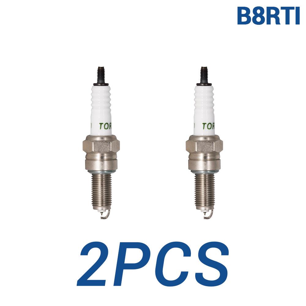 2-8PCS Thread terminal Iridium Candles Replace for 96067/CPR8EAIX-9 2306/CPR8EA-9 91064/SIMR8A9 MR8D-9 Spark Plugs TORCH B8RTI