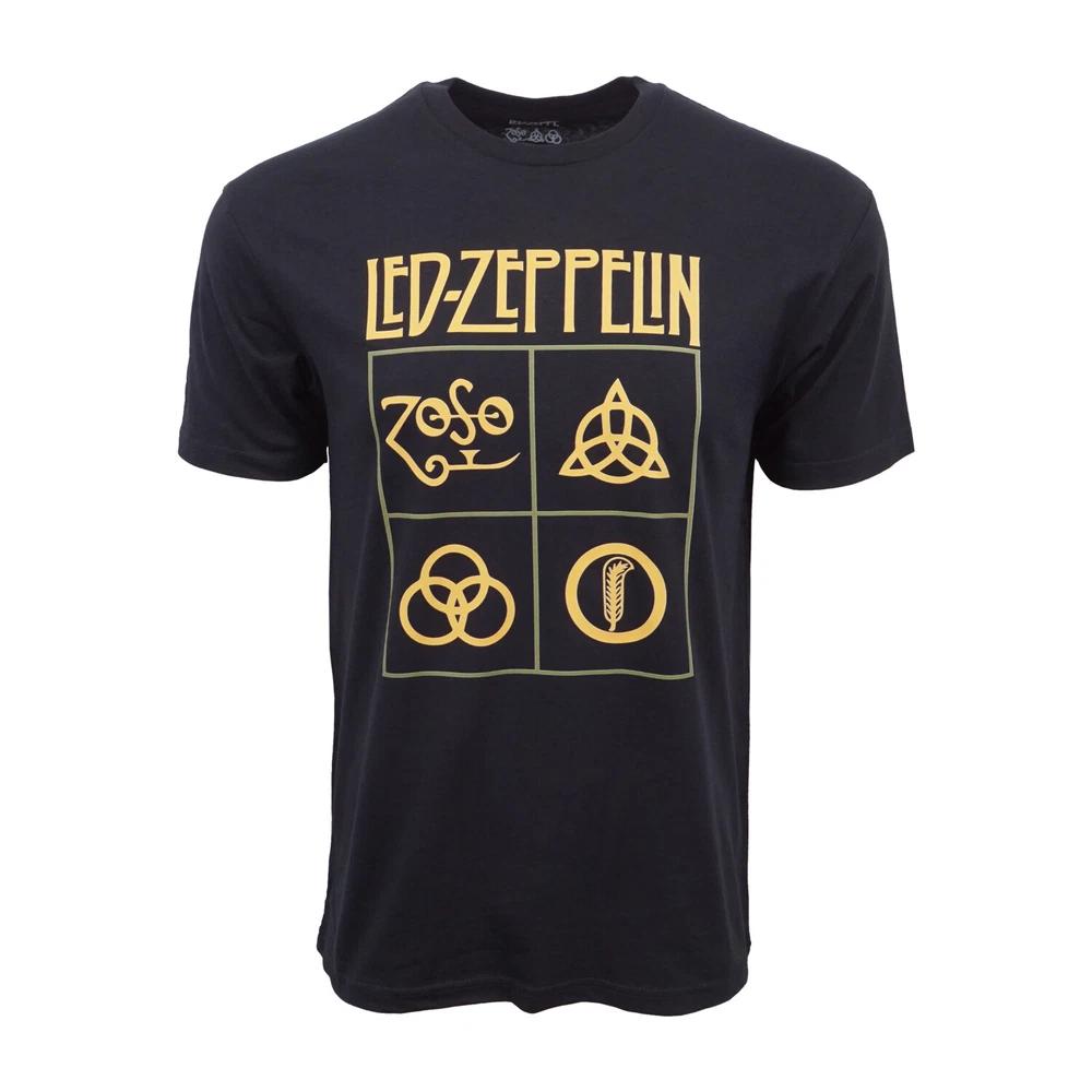 Led Zeppelin Unisexs Block T Shirt S