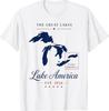 Lake America USA Previously Ontario Canada Patriotic Vintage T-Shirt
