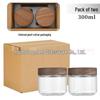 Large Glass Storage Jar with Bamboo Lid, Cereal & Yogurt Container, Sealed Oatmeal Cup