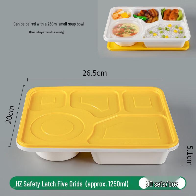 Disposable Partitioned Lunch Box