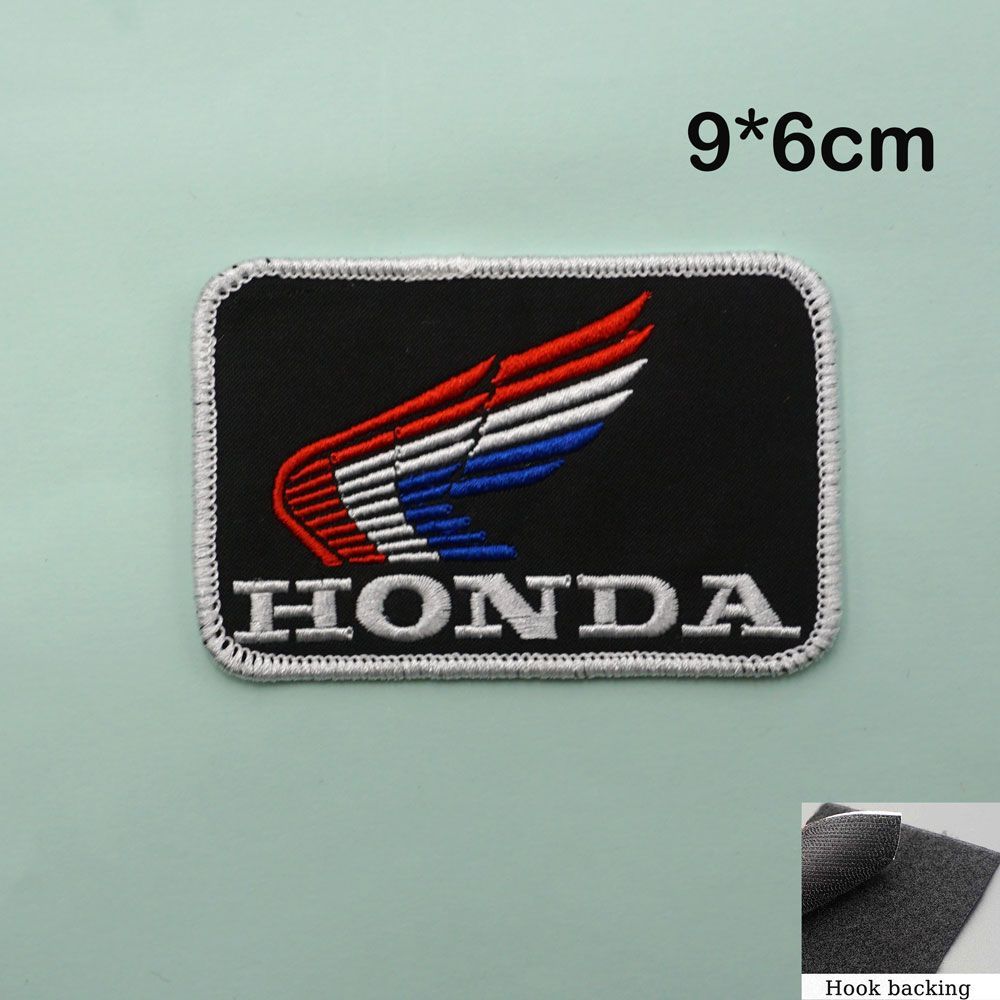 Motorcycle Logo Embroidered Cloth Stickers Clothing Hole Patch Sewing Decal For Honda CB400 CB650 FCBF CBR25ORR CRF SH3O0 NC75O KU9