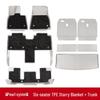 Nio ES8 TPE Floor Mats & Trunk Mat Set: Full Coverage Car Interior Accessories for 26 Models