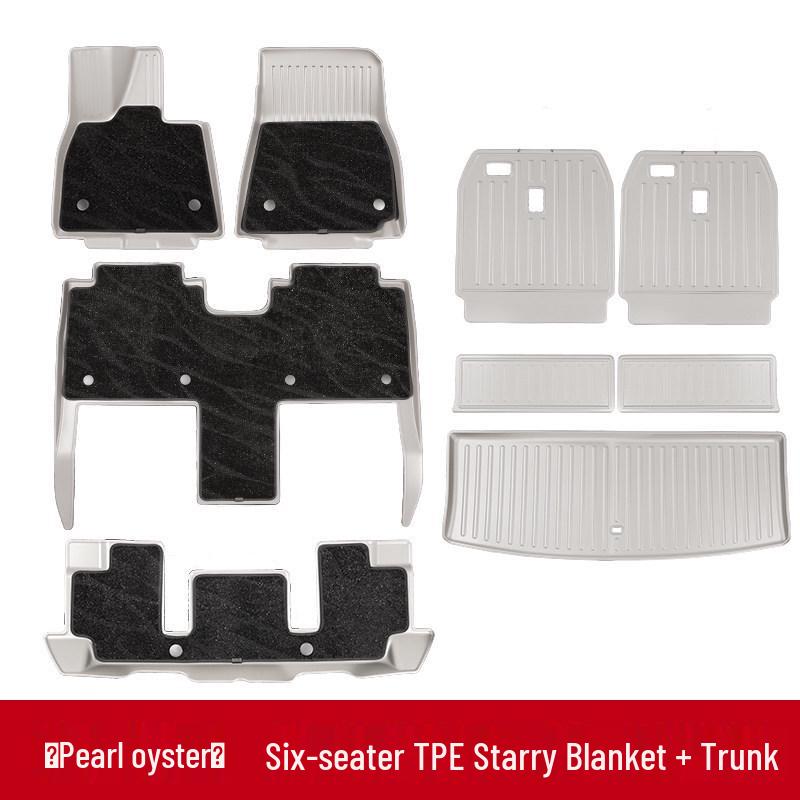 Nio ES8 TPE Floor Mats & Trunk Mat Set: Full Coverage Car Interior Accessories for 26 Models