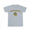 HARRY POTTER Girls Hufflepuff Crest Cotton T-Shirt