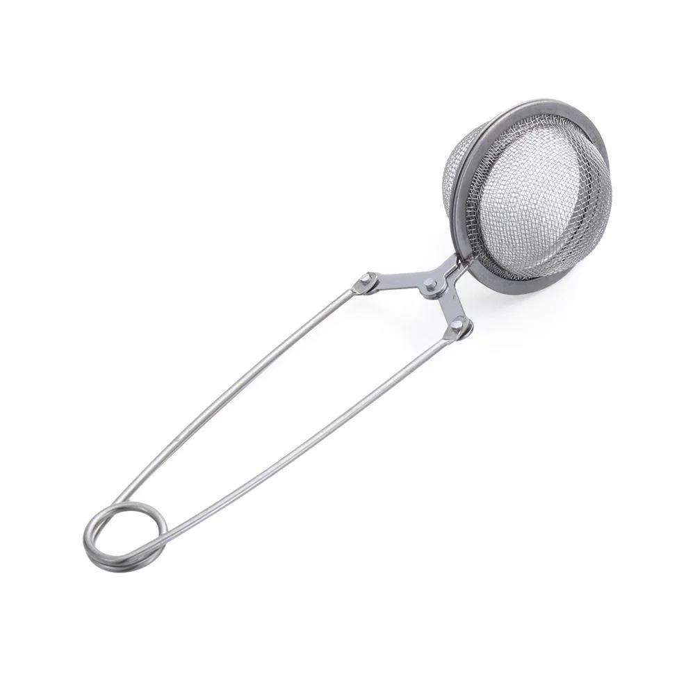 Stainless Steel Tea Diffuser Easy to Clean Durable Mesh Strainer with Hanging Hook Handle Portable Loose Leaf Tea Steeper