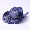 Hot-selling Versatile Snakeskin Jazz Hat Retro Casual Personality Western Cowboy Hat Outdoor Travel Roll Top Hat