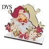 Christmas Party Table Decor Napkin Holder, Wooden Tissue Dispenser, Cute Santa Claus Xmas Standard Size Holder Tree Freestanding Cocktail for