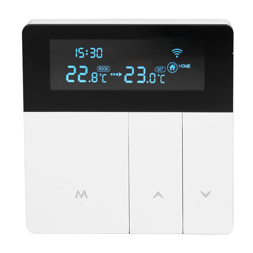 16A Smart Color Thermostat Programmable Smart Electric Heating Thermostat for Shopping Malls Hotels AC 90V‑240V