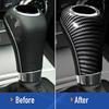 Gear Shift Knob Cover Protective For Mercedes Benz 2004-2014 Interior Accessories - Carbon Fiber (Black)