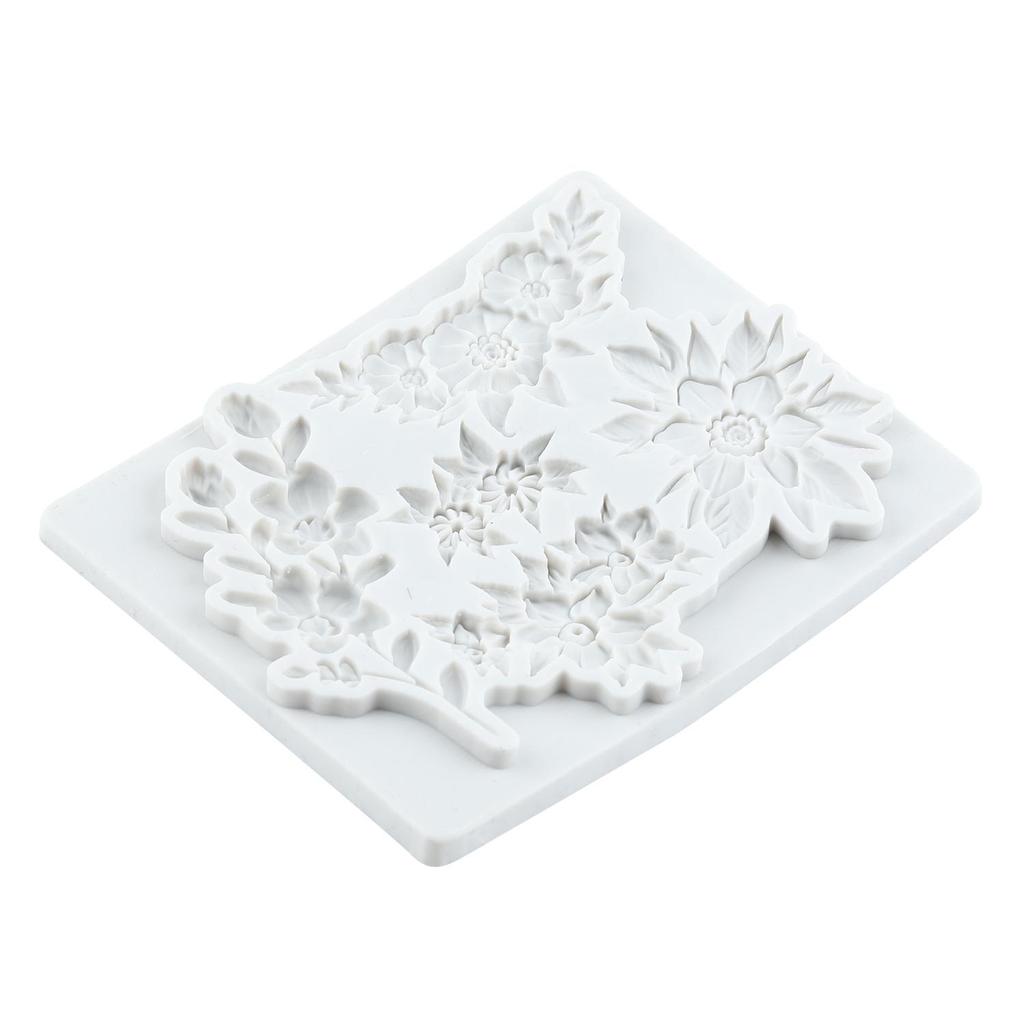 Blumen Silikonform Blatt Fondantformen Kuchen Dekorationswerkzeuge Cupcake Topper Süßigkeiten Zuckerhandwerk Gummipaste Polymer Clay