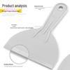 Plastic Putty Knife: Versatile Scraper for Dirt, Wallpaper, Glass, Tile, Glue, and Grout.