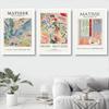 Vintage Henri Matisse Retro Posters And Prints Abstract Wall Art Canvas Prints Vintage Poster Beige Wall Pictures Home Decor
