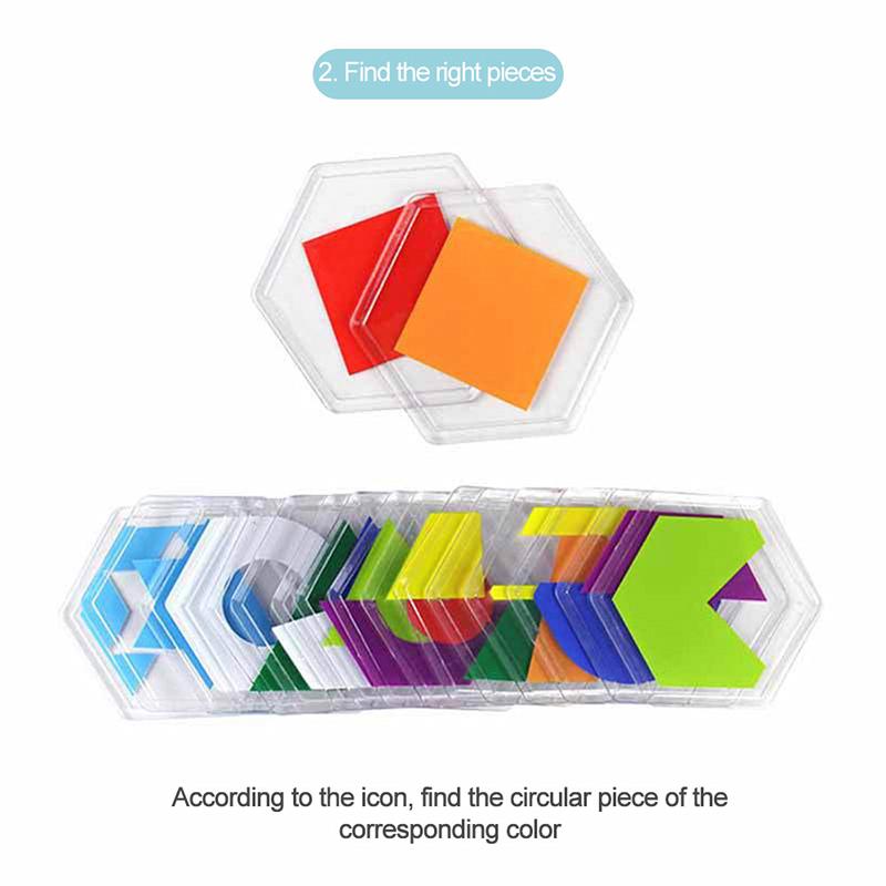 Dekodowanie Myślenia Przestrzennego Łamigłówka 100 pytań Logiczne Rozumowanie Zabawki Edukacyjne